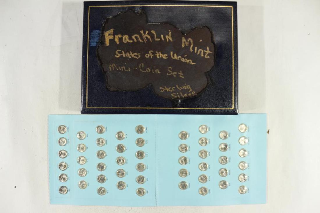 FRANKLIN MINT STATES OF THE UNION STERLING SILVER (1 of 3)