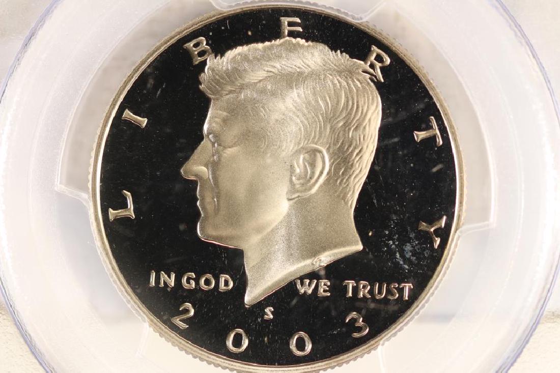 2003-S KENNEDY HALF DOLLAR PCGS PR69 DCAM (1 of 4)