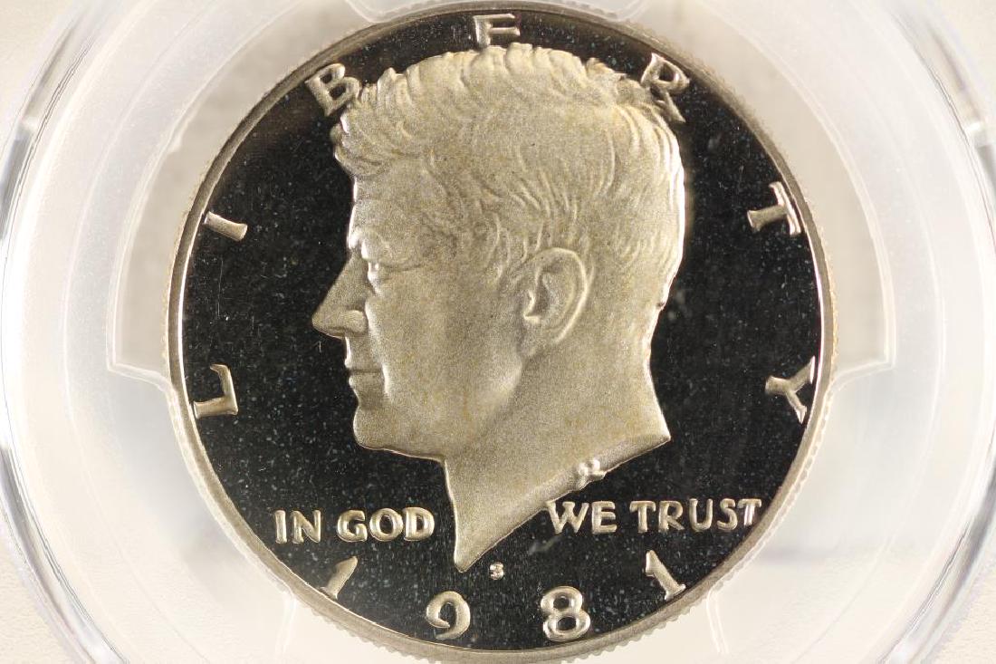 1981-S TYPE I KENNEDY HALF DOLLAR PCGS PR69 DCAM (1 of 3)