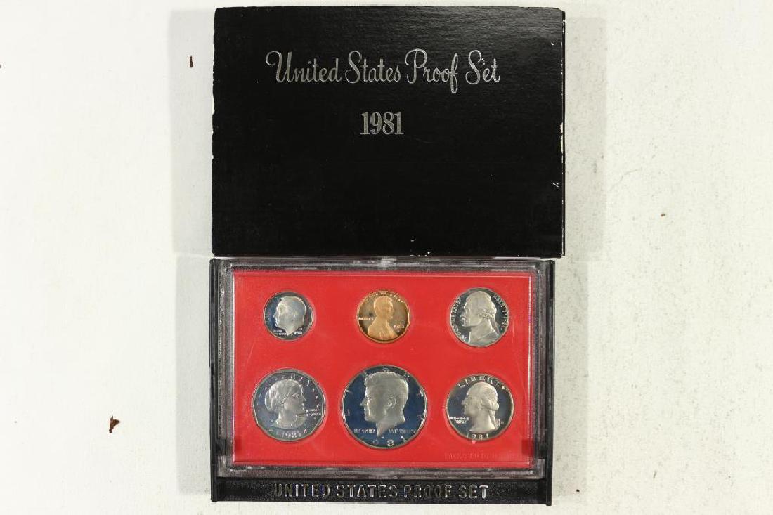 1981 US PROOF SET (WITH BOX) (1 of 2)