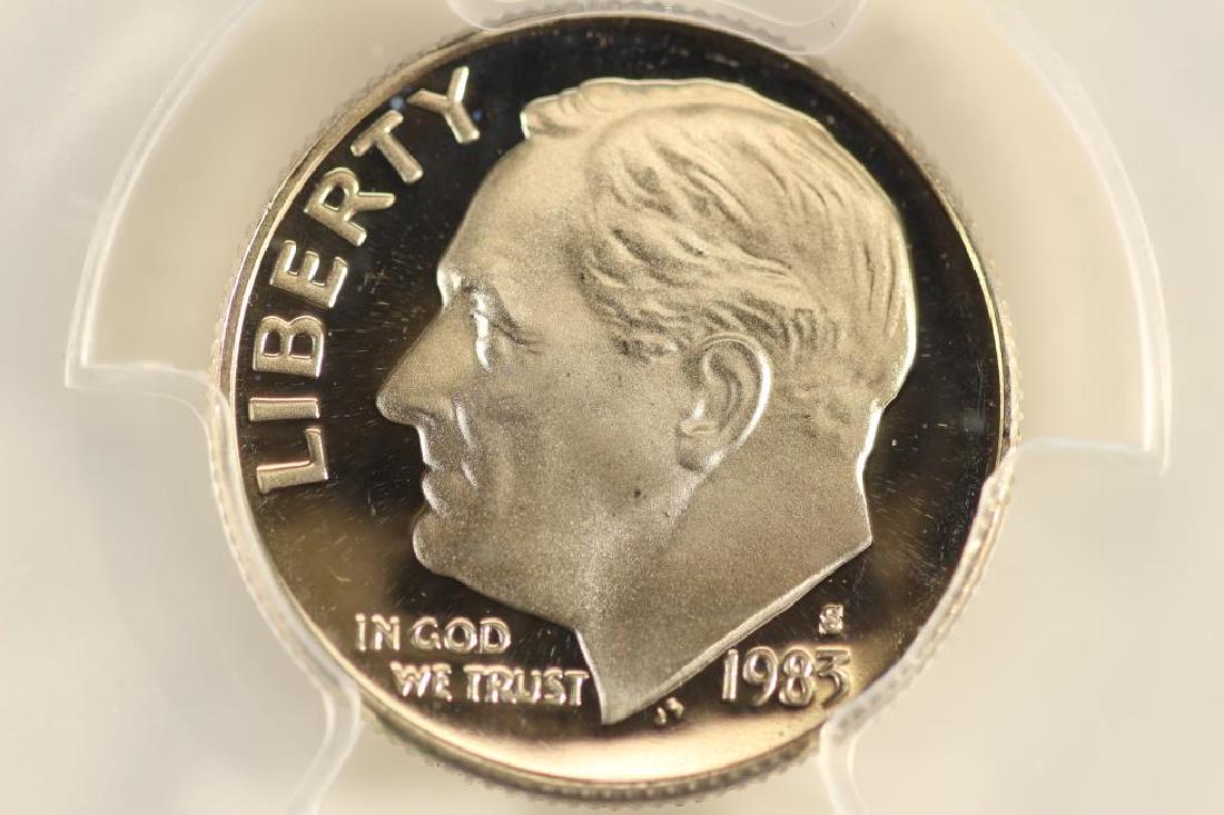 1983-S ROOSEVELT DIME PCGS PR69 DCAM: You must call us at 1-763-862-8302 or email us at bidalotauction@aol.com with your credit card number directly. Thanks.