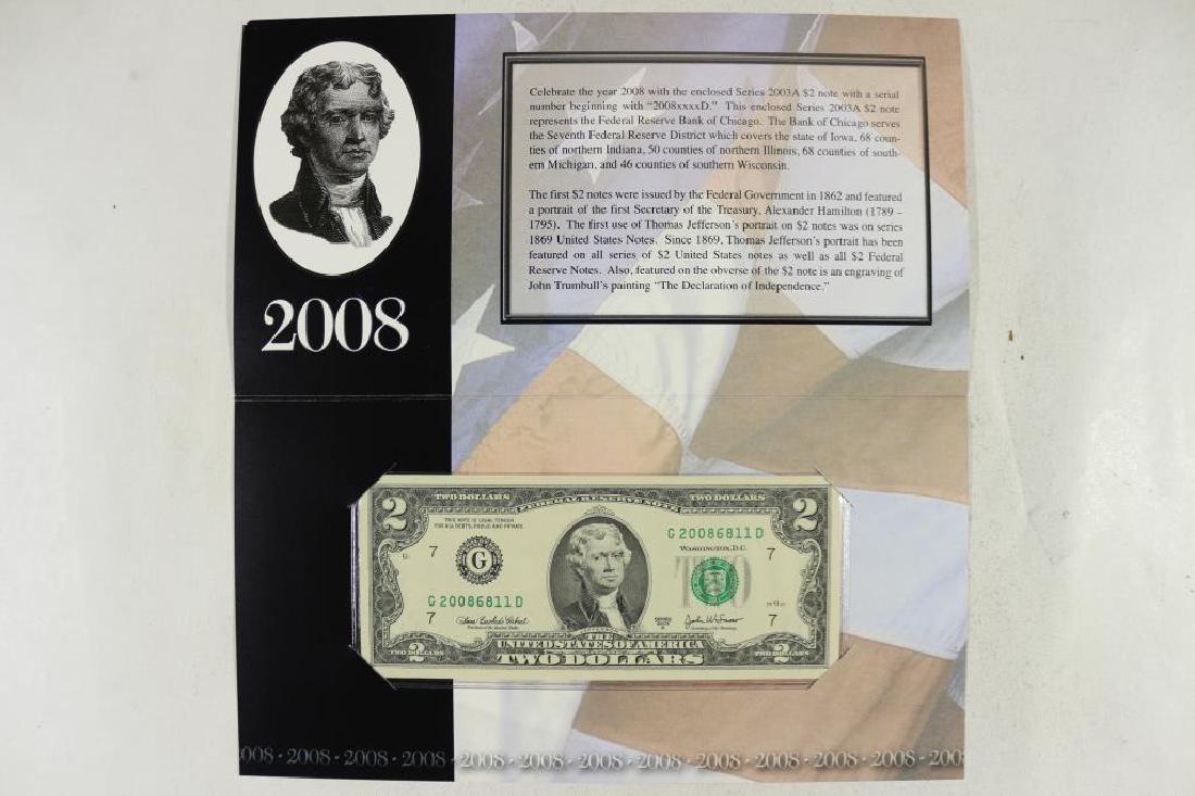 2003-A CHICAGO $2 FRN SERIAL NUMBER STARTS 2008 (1 of 3)