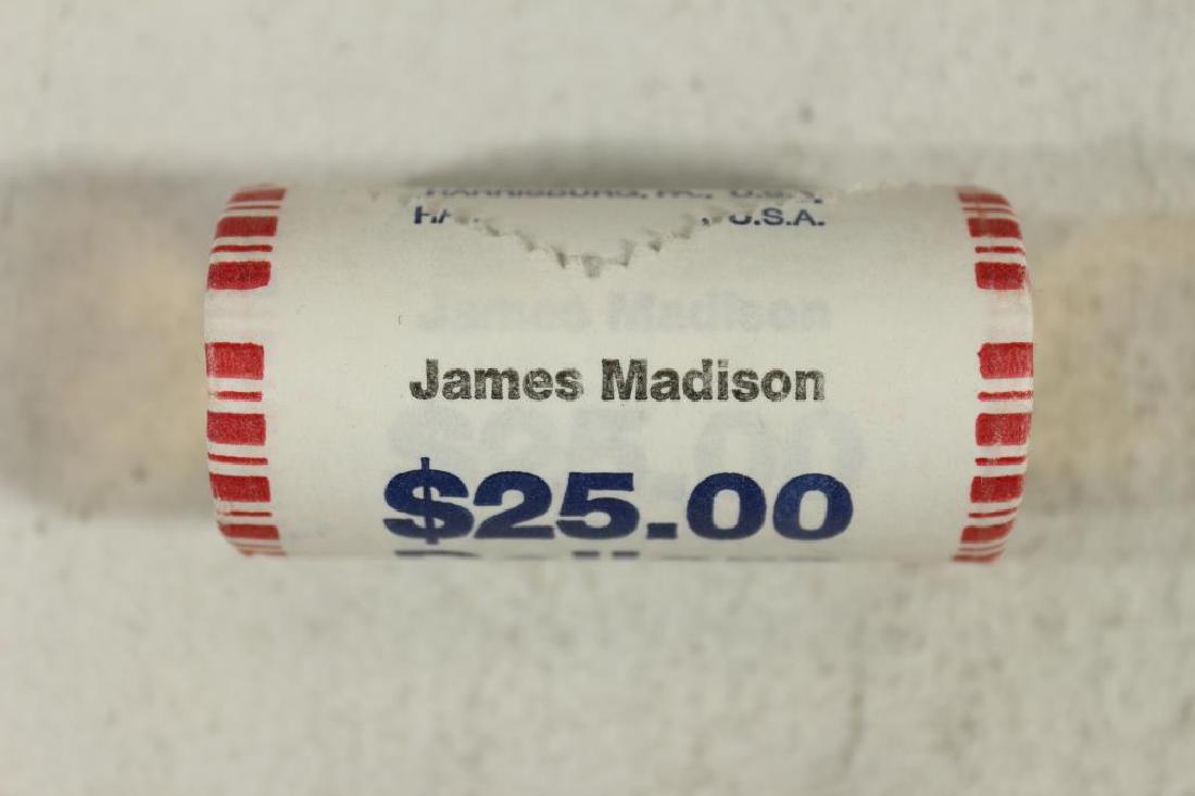 $25 ROLL OF 2007 JAMES MADISON PRESIDENTIAL $'S (1 of 1)