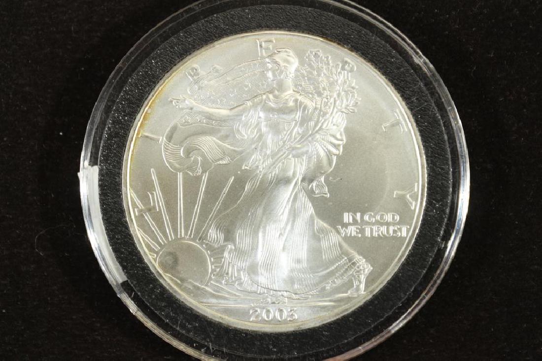 2003 AMERICAN SILVER EAGLE UNC (1 of 2)
