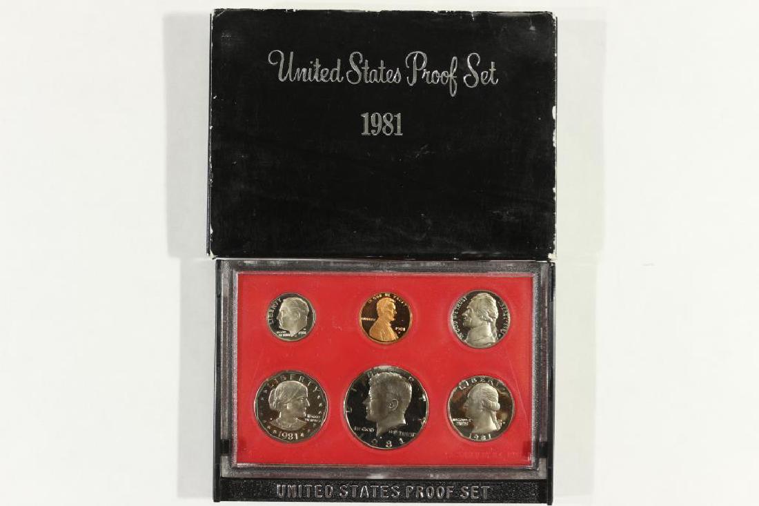 1981 US PROOF SET (WITH BOX) (1 of 2)
