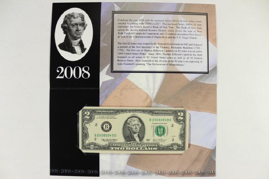 2008 NEW YORK $2 FRN CRISP UNC (1 of 2)