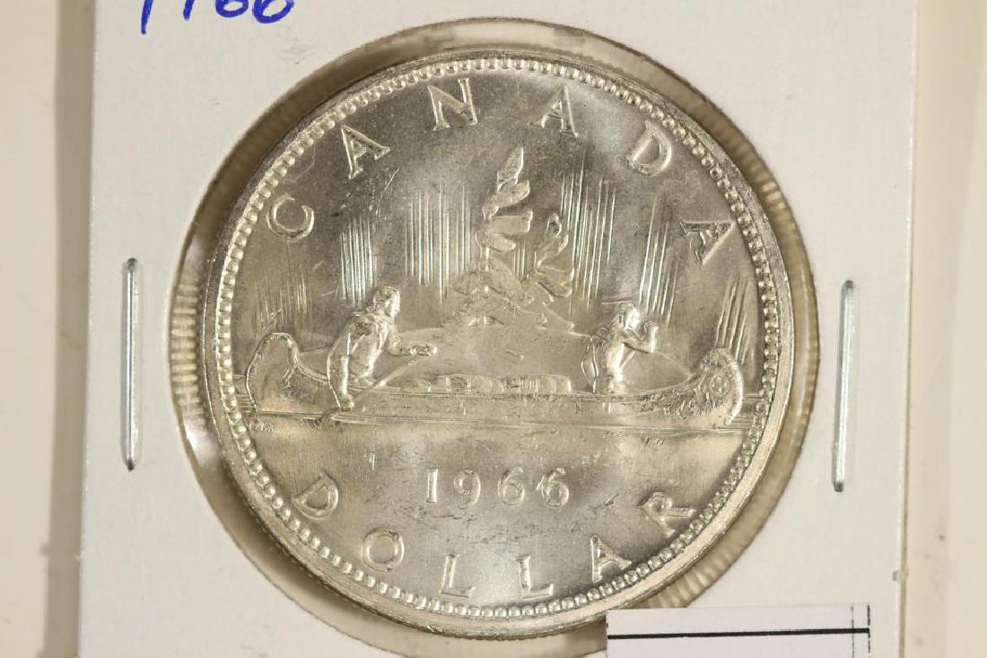 1966 CANADA SILVER DOLLAR BRILLIANT UNC (1 of 2)