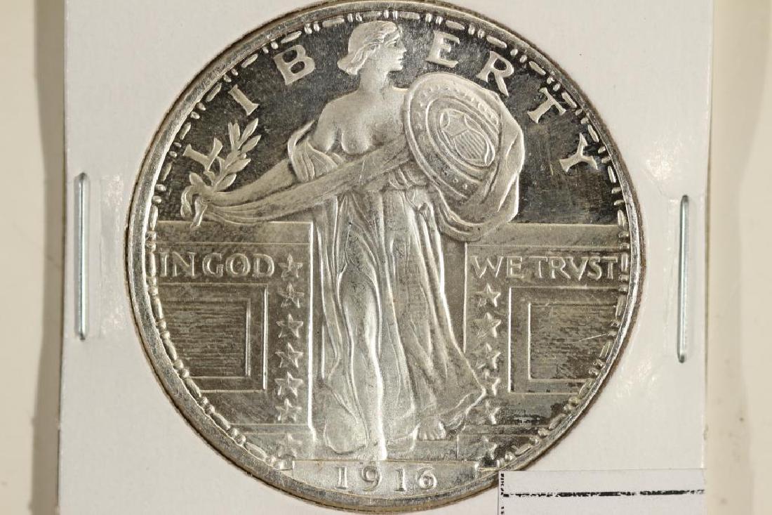 1 TROY OZ .999 FINE SILVER ROUND 1916 STANDING LIB (1 of 2)