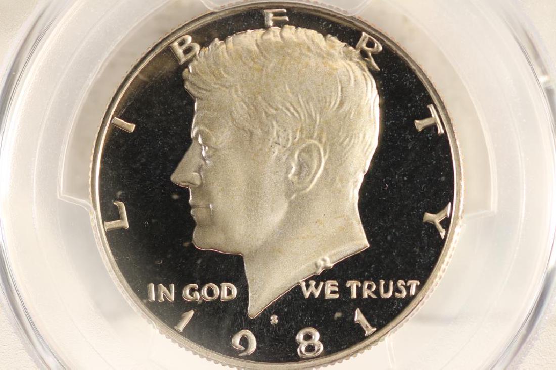 1981-S TYPE I KENNEDY HALF DOLLAR PCGS PR69 DCAM (1 of 3)