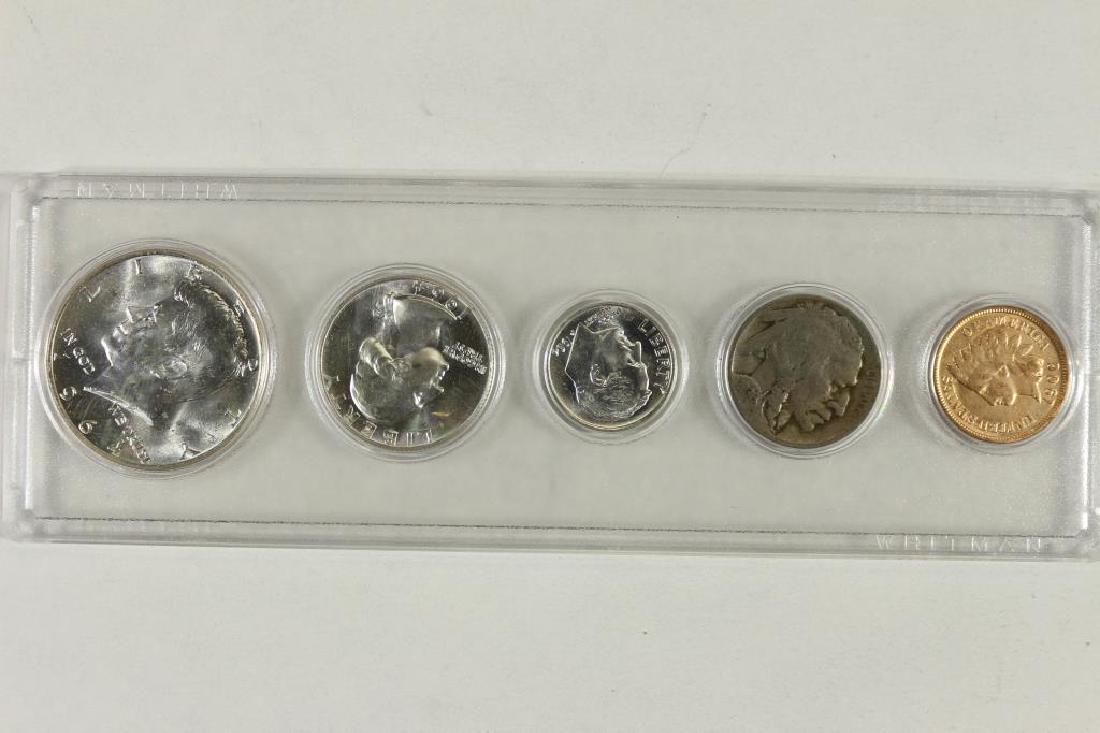 1964-90% SILVER KENNEDY HALF DOLLAR, 1964 (1 of 2)