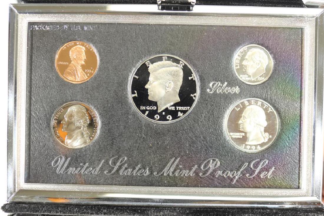 1994 US SILVER PREMIER PROOF SET (WITH BOX) (1 of 3)