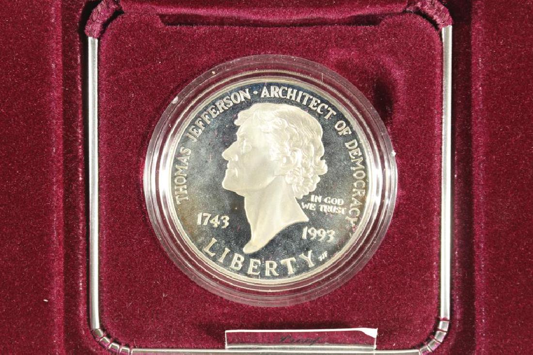 1993-S THOMAS JEFFERSON 250TH ANNIVERSARY (1 of 3)