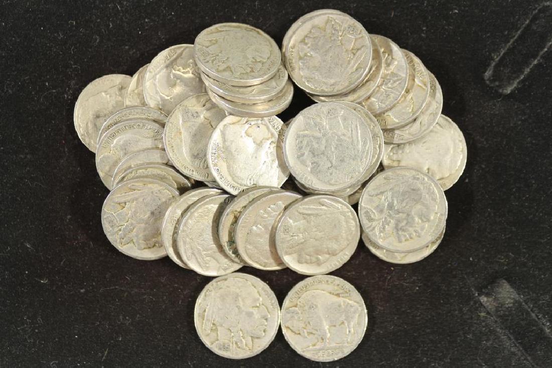 40- ASSORTED 1930'S BUFFALO NICKELS (1 of 1)
