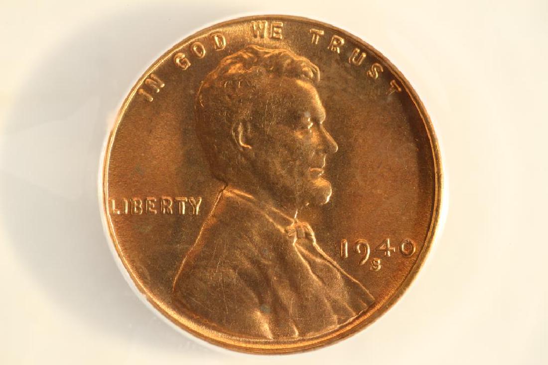 1940-S LINCOLN CENT ANACS MS64RB (1 of 3)