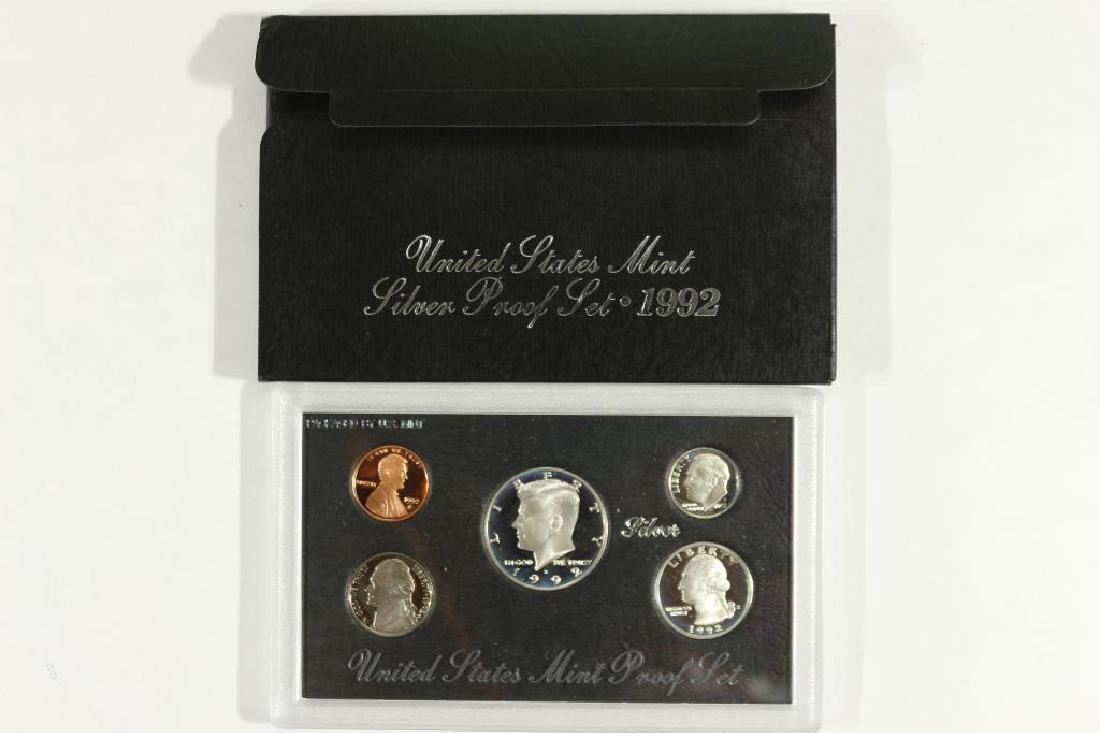 1992 US SILVER PROOF SET (WITH BOX) (1 of 2)