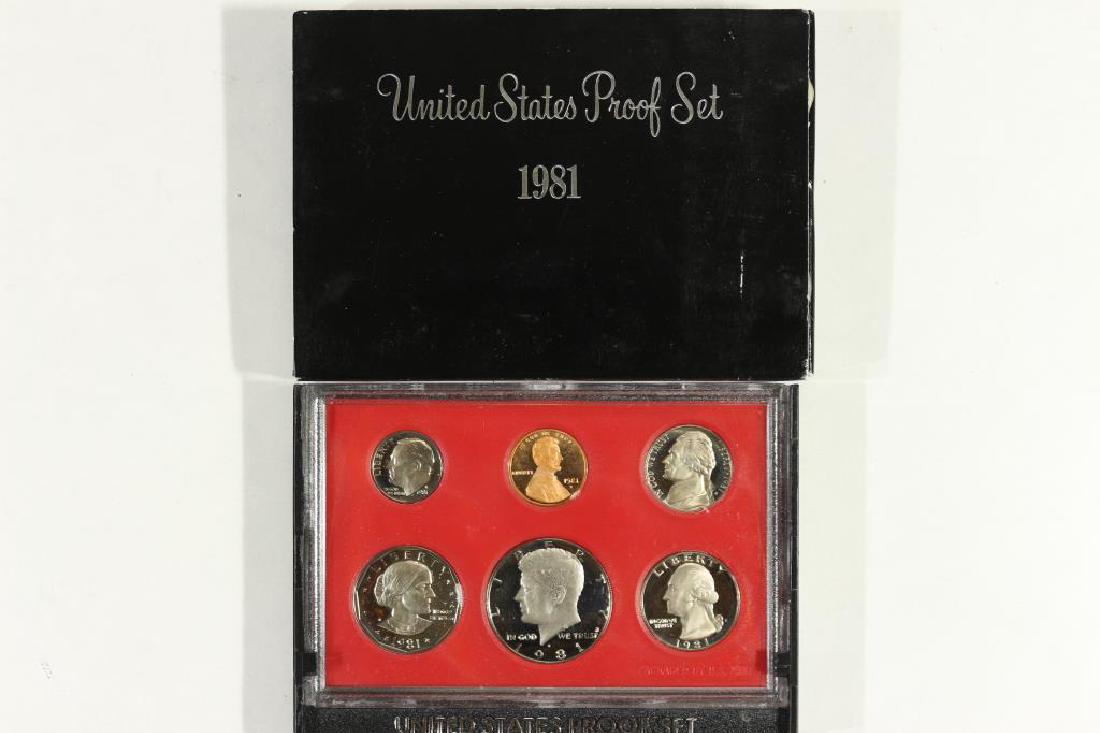 1981 US PROOF SET (WITH BOX) (1 of 2)