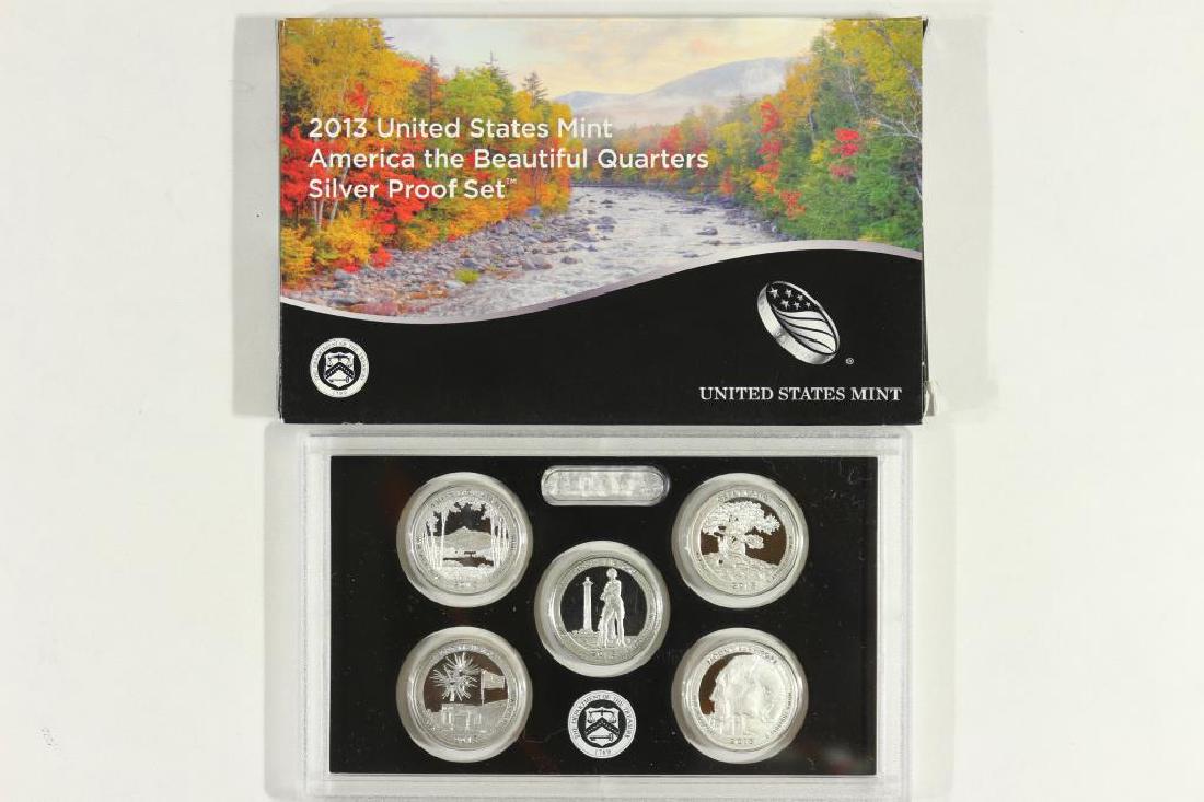 2013 US MINT SILVER AMERICA THE BEAUTIFUL QUARTERS (1 of 2)
