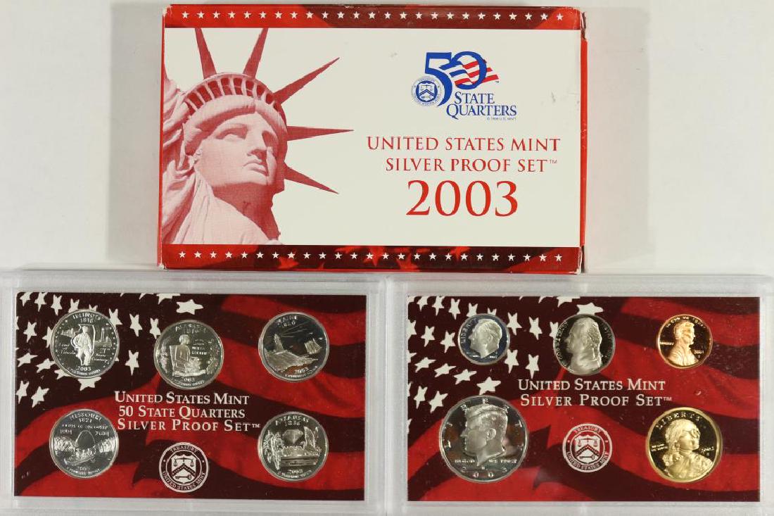 2003 US SILVER PROOF SET (WITH BOX) (1 of 2)