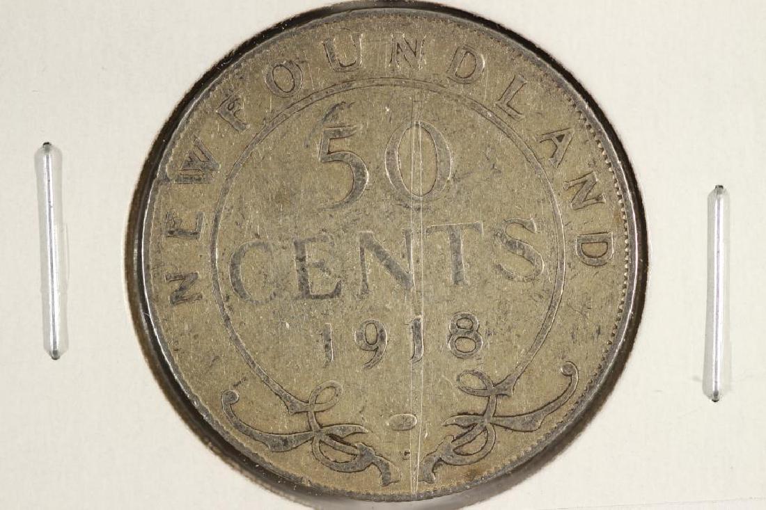 1918-C NEWFOUNDLAND SILVER 50 CENTS (1 of 2)