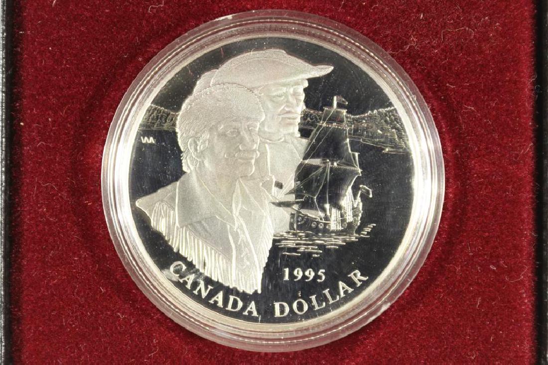 1995 CANADA HUDSON BAY SILVER DOLLAR PROOF (1 of 3)