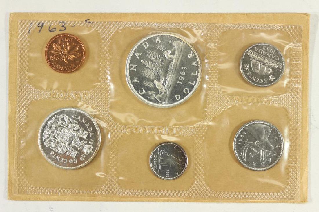 1963 CANADA SILVER (PF LIKE) SET WITH ENVELOPE (1 of 2)