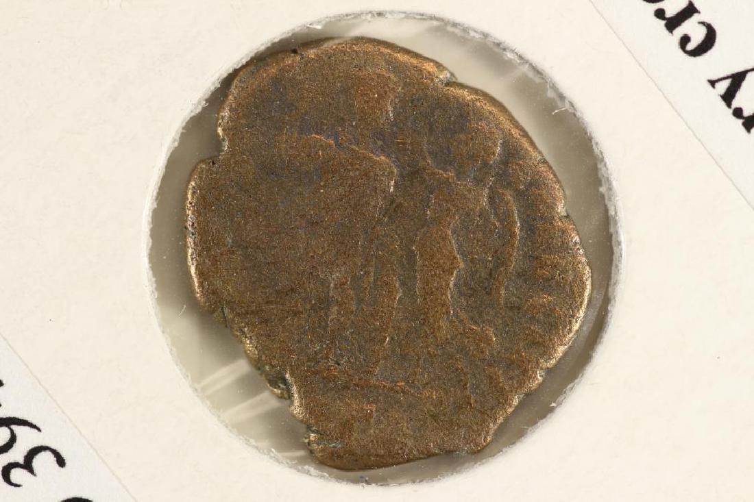 394-423 A.D. HONORIUS ANCIENT COIN: You must call us at 1-763-862-8302 or email us at bidalotauction@aol.com with your credit card number directly. Thanks.