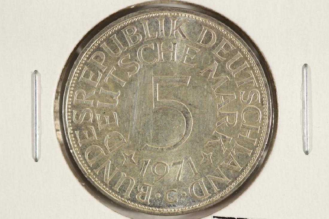 1971-G GERMAN SILVER 5 MARKS (1 of 2)