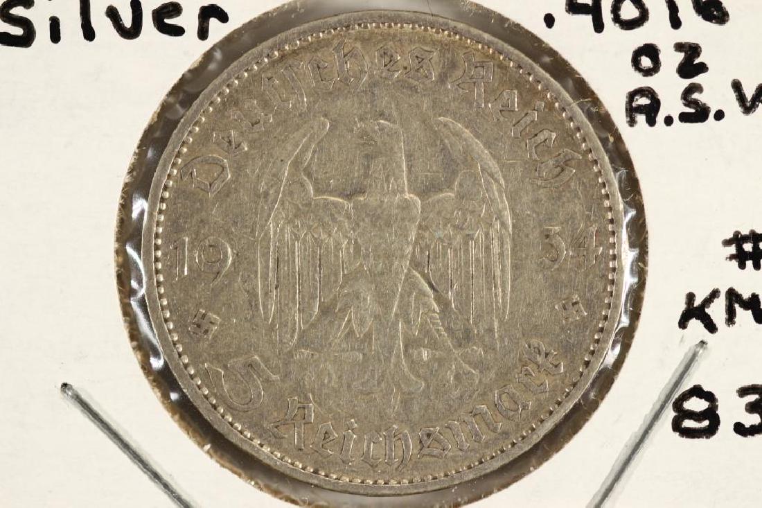 1934-A GERMAN SILVER 5 MARK (1 of 2)