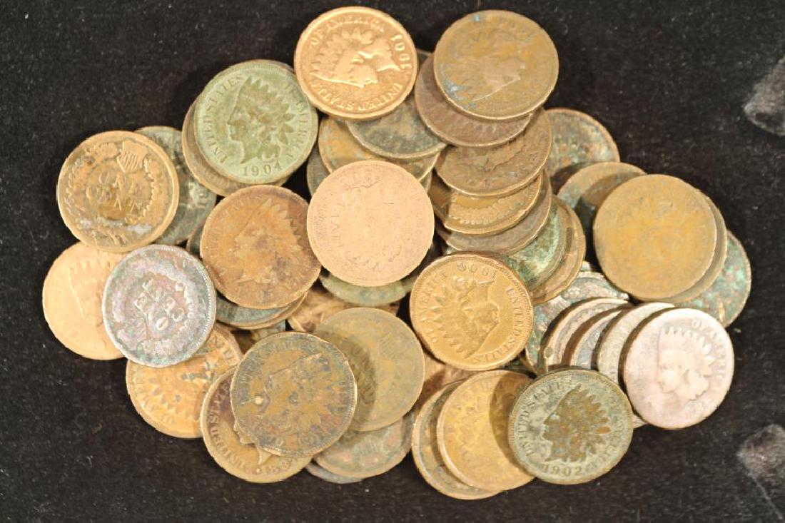 50 ASSORTED INDIAN HEAD CENTS (1 of 1)