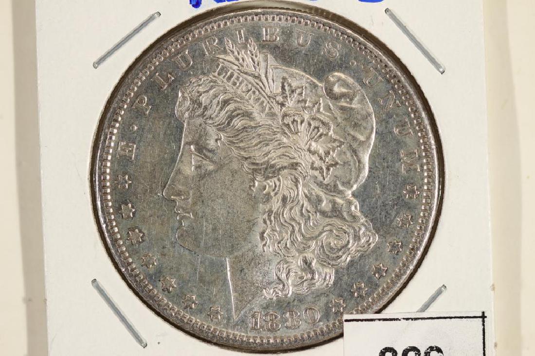 1880-S MORGAN SILVER DOLLAR UNC (1 of 2)