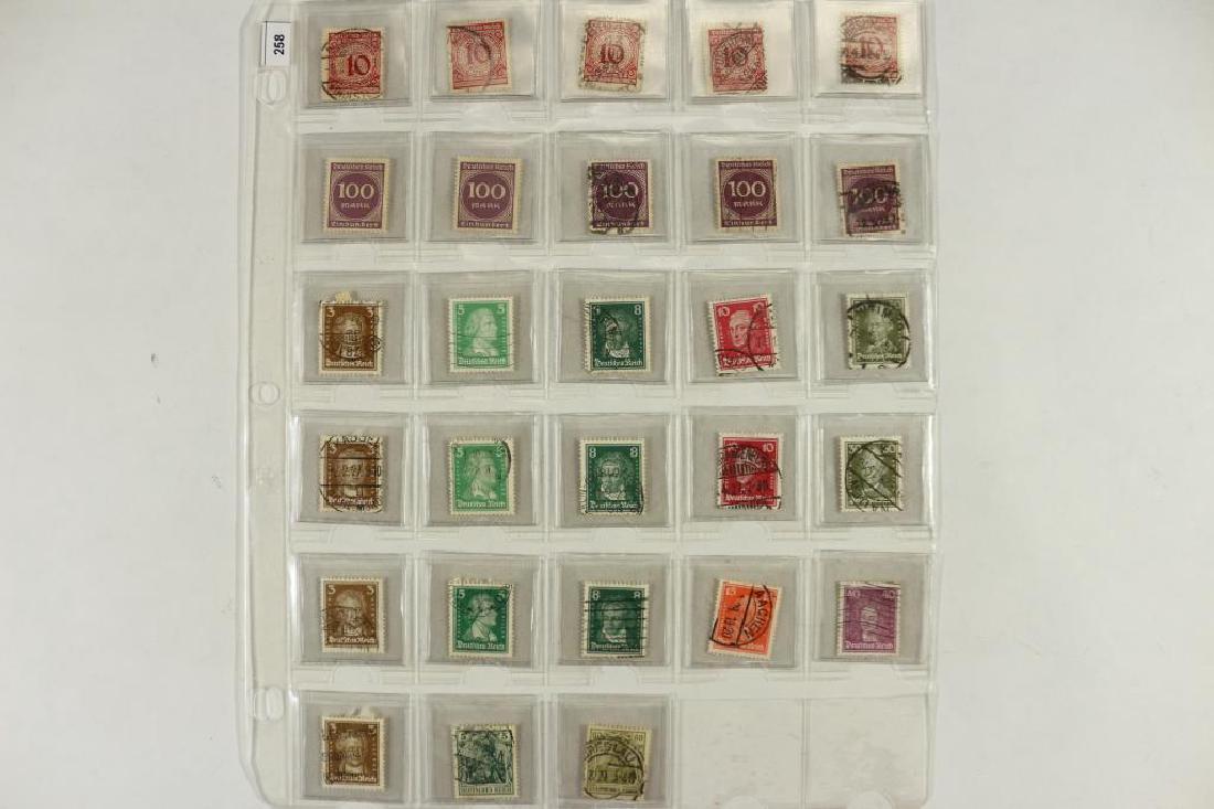28-ASSORTED WWII GERMAN POSTAGE STAMPS (1 of 2)