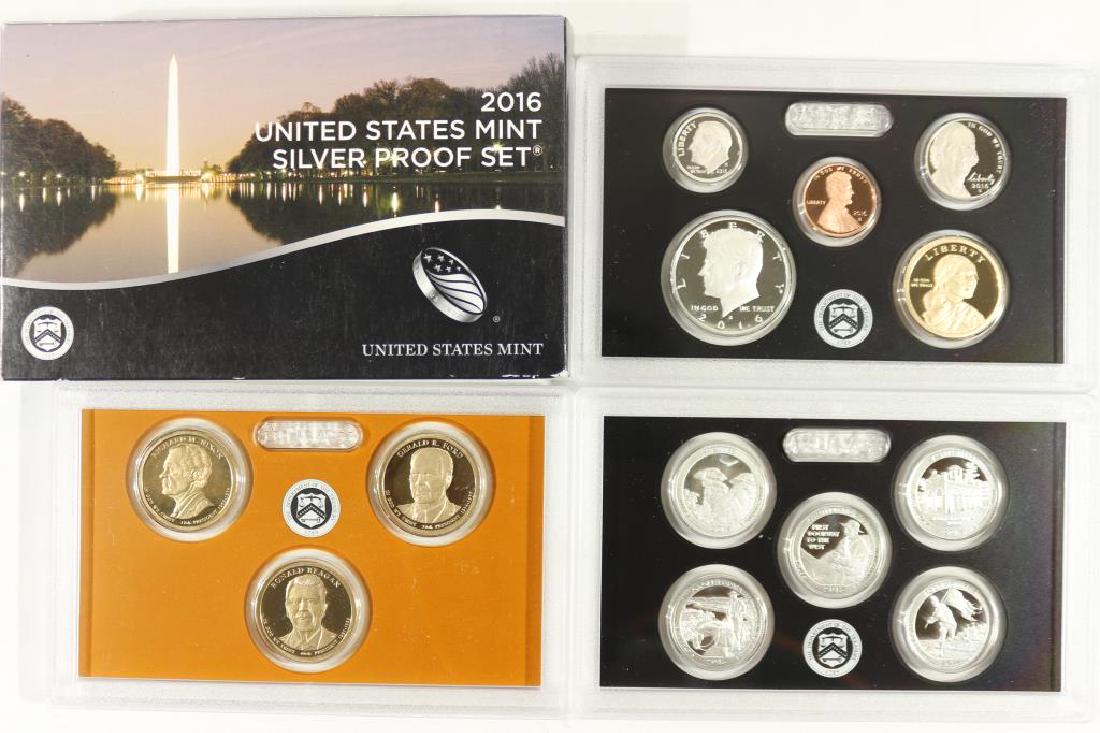 2016 US SILVER PROOF SET (WITH BOX) 13 COINS (1 of 2)