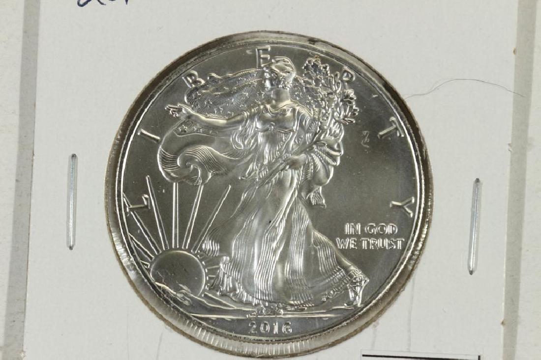 2016 AMERICAN SILVER EAGLE UNC (1 of 2)