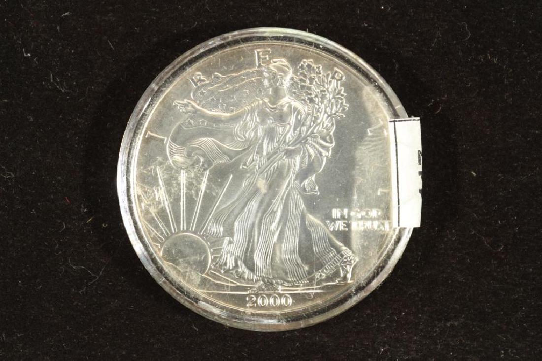 2000 AMERICAN SILVER EAGLE UNC (1 of 2)