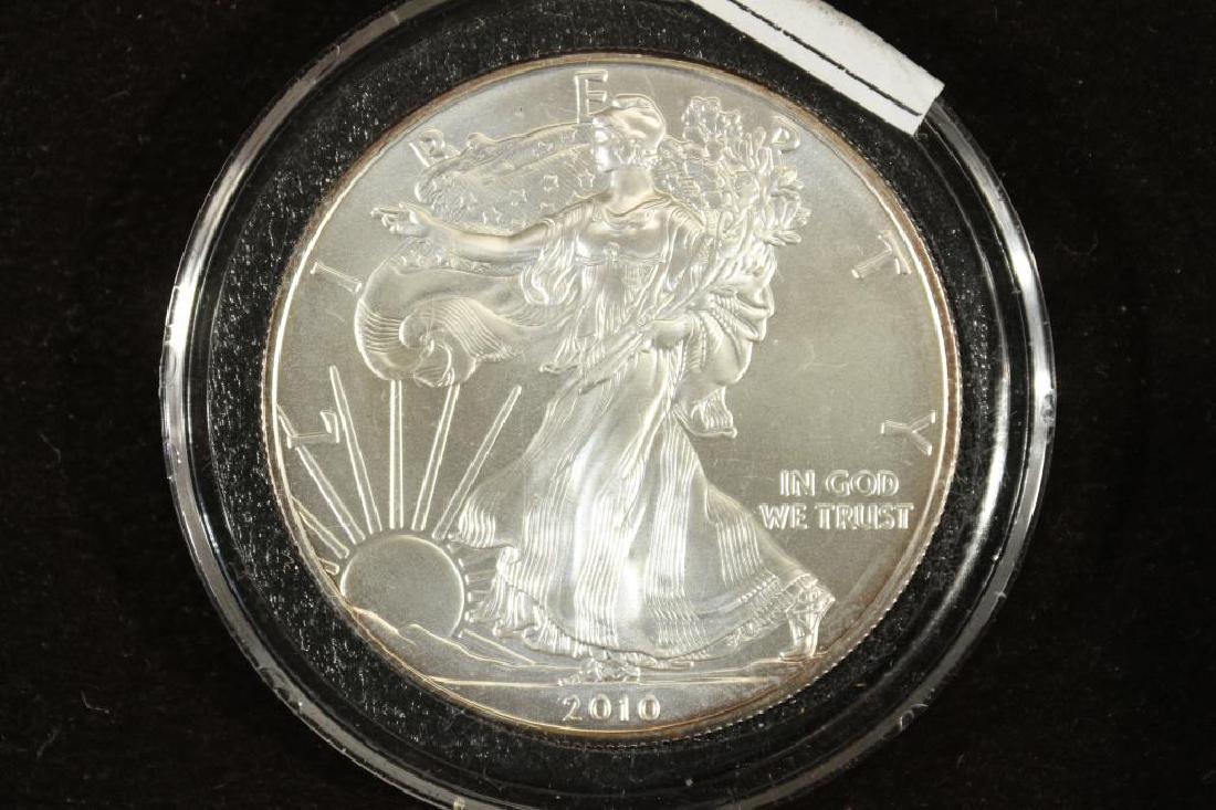 2010 AMERICAN SILVER EAGLE UNC (1 of 2)
