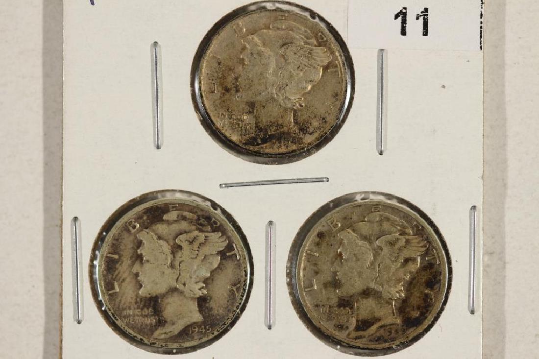 1945-P/D/S MERCURY DIMES (1 of 2)