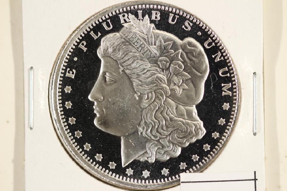 1 TROY OZ .999 FINE SILVER PROOF ROUND: MORGAN / EAGLE
