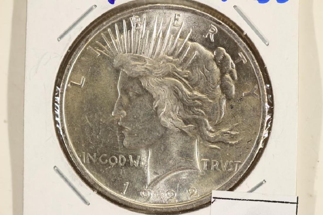 1922 PEACE SILVER DOLLAR BU (1 of 2)