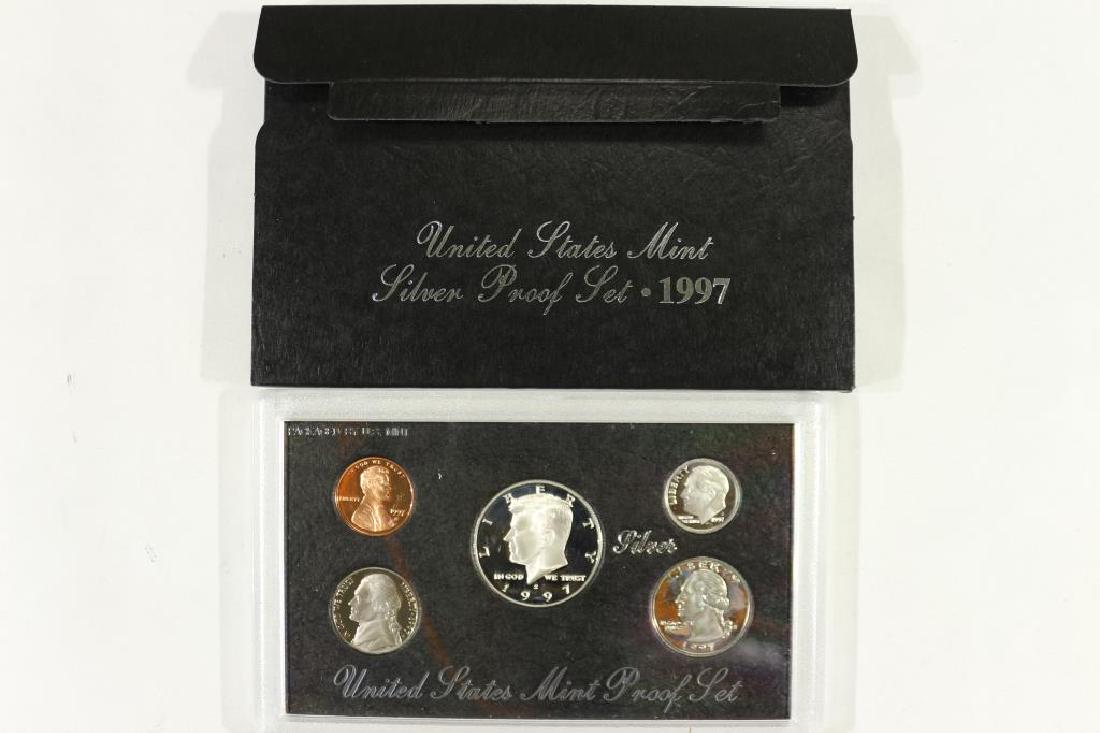1997 US SILVER PROOF SET (WITH BOX) (1 of 2)