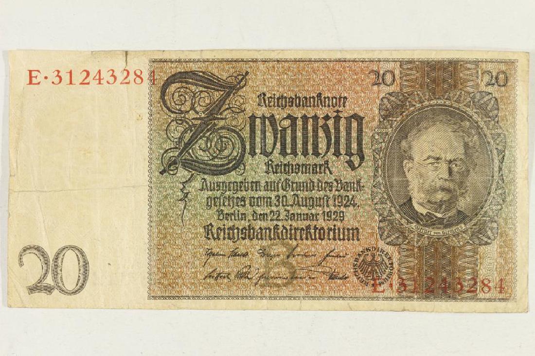 1929 GERMAN 20 REICHSMARK (1 of 2)
