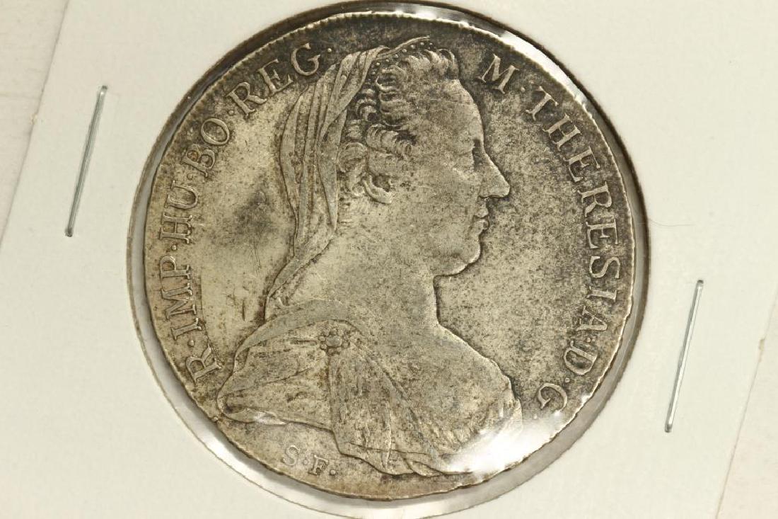 1780 AUSTRIA MARIA THERESIA THALER (SILVER): You must call us at 1-763-862-8302 or email us at bidalotauction@aol.com with your credit card number directly. Thanks.