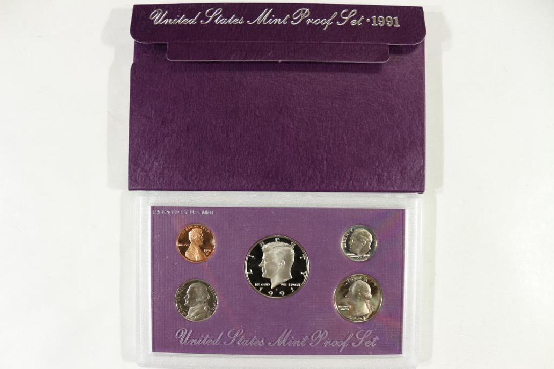 1991 US PROOF SET (WITH BOX) (1 of 2)