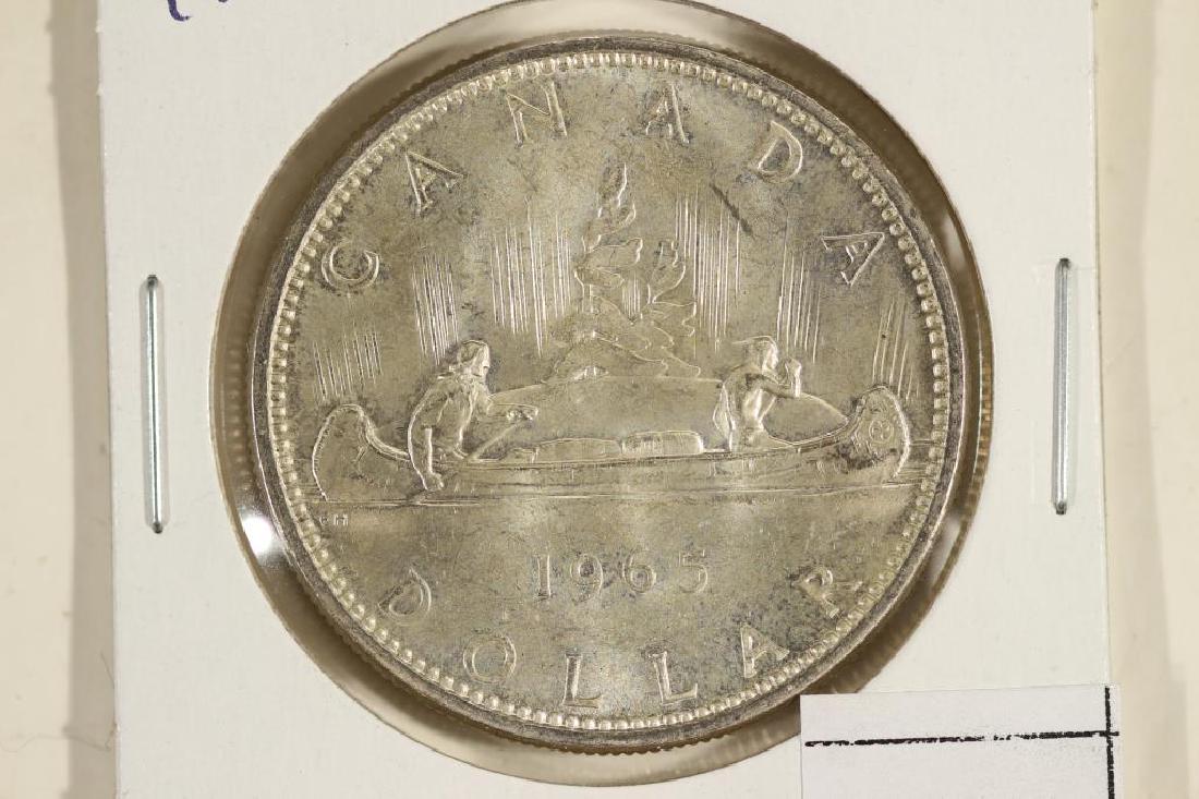 1965 CANADA SILVER DOLLAR BU (1 of 2)