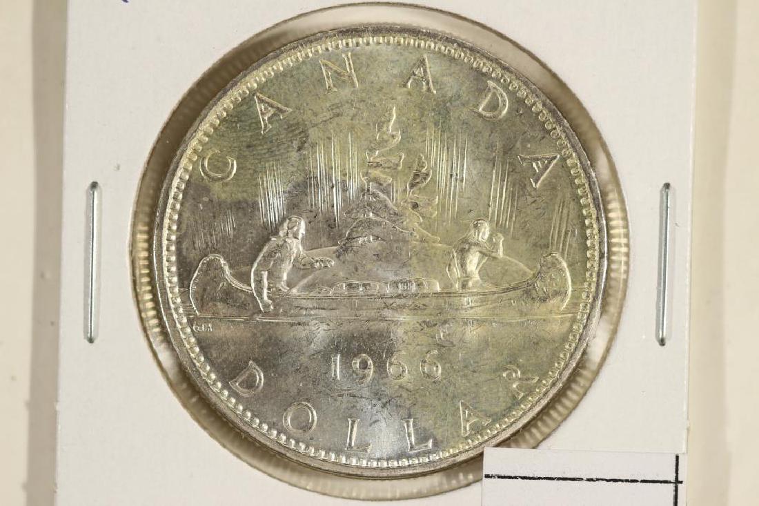 1966 CANADA SILVER DOLLAR BU (1 of 2)