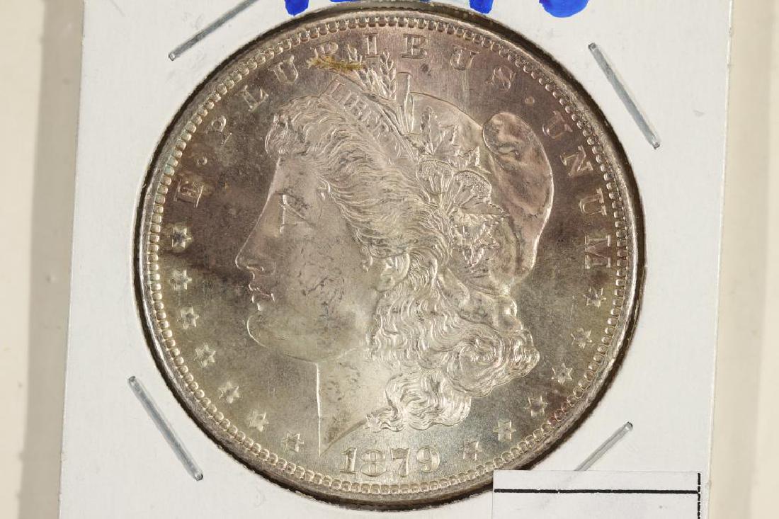 1879-S MORGAN SILVER DOLLAR UNC (1 of 2)