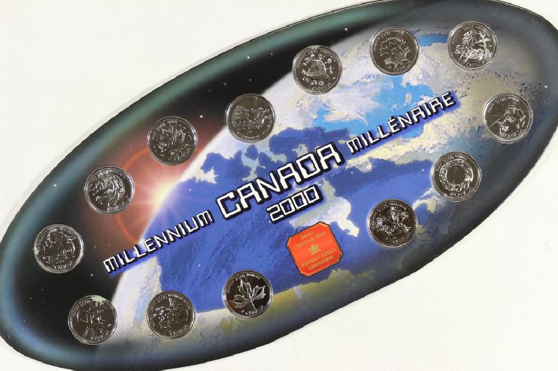 2000 CANADA MILLENNIUM QUARTER SET 13 COINS (1 of 3)