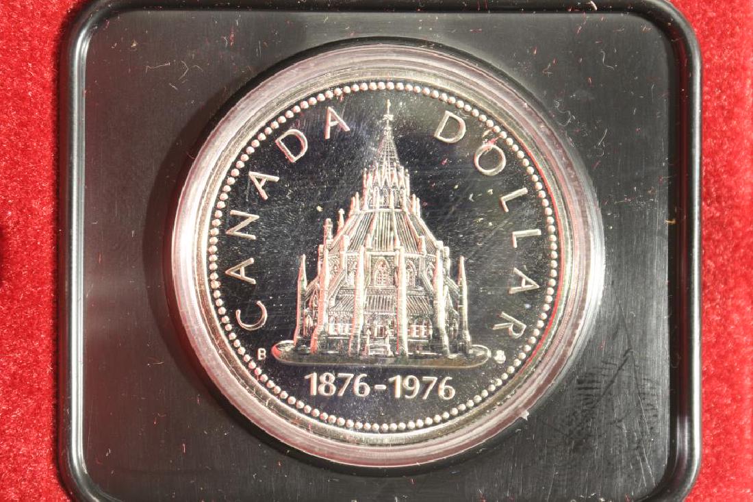 1976 CANADA PARLIAMENT LIBRARY SILVER DOLLAR PF (1 of 3)