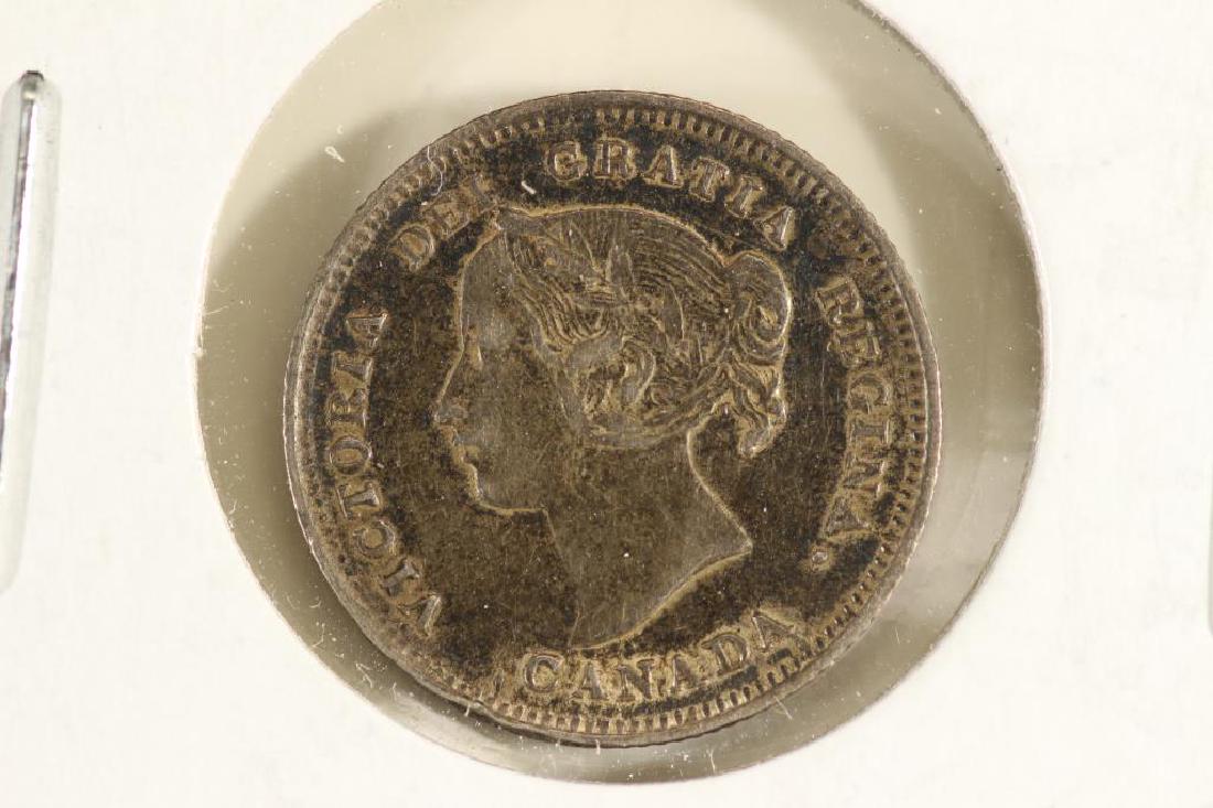 1896 CANADA SILVER 5 CENTS (FINE) (1 of 2)