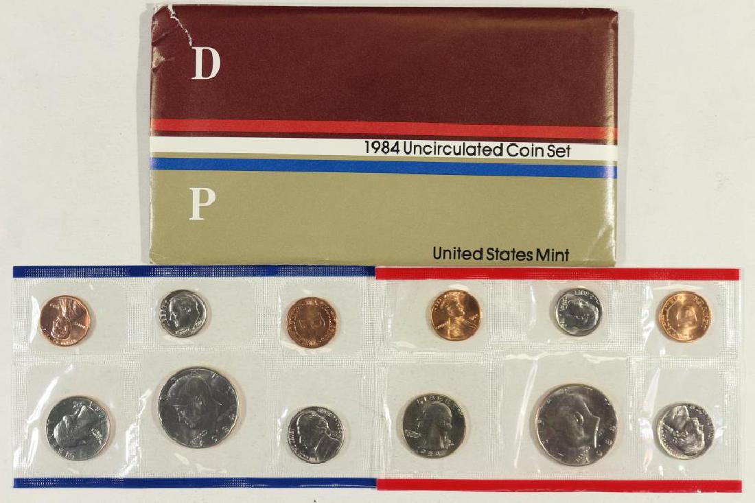 1984 US MINT SET (UNC) P/D (WITH ENVELOPE) (1 of 2)