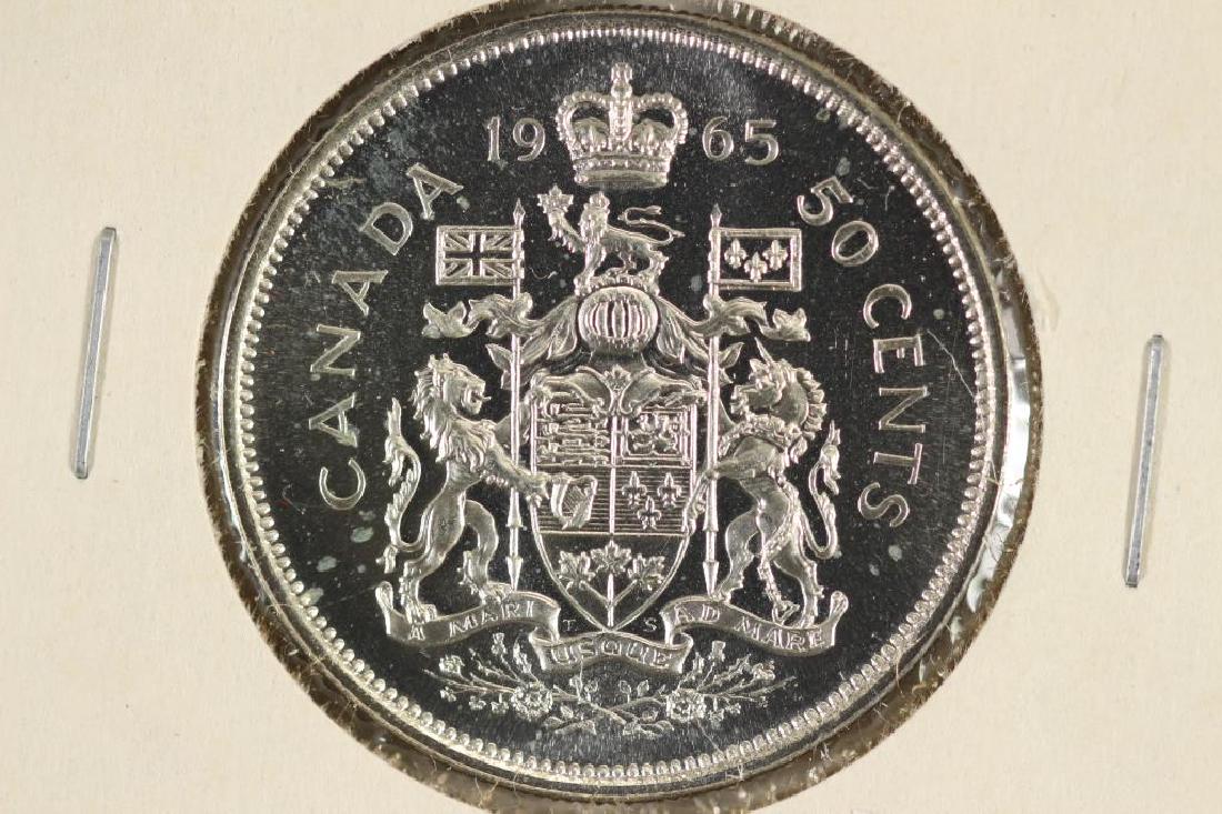 1965 CANADA SILVER 50 CENT BU (1 of 2)